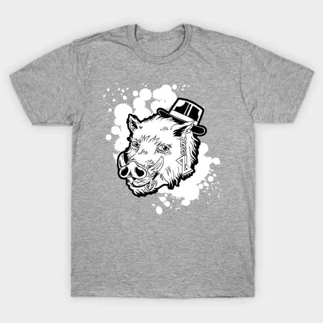 Gentle Wild Boar T-Shirt by snowhoho